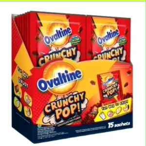 [HALAL]OVALTINE CRUNCHY POP 8G[15PKT/BOX][24BOX/CTN]