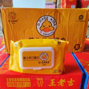 小黄鸭湿纸巾带盖 G DAKE WET TISSUE 80PCS[10PACK/CTN]