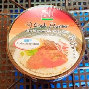 [HALAL]碗螃蟹米粉 BOWL S&J CRAB RICE VERMICELLI WHITE SOUP 90G[12BOWL/CTN]